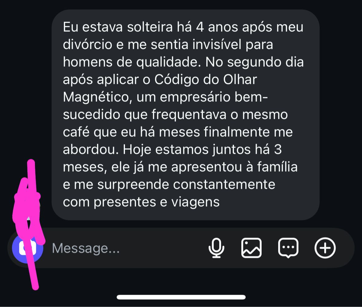 Depoimento de cliente satisfeita