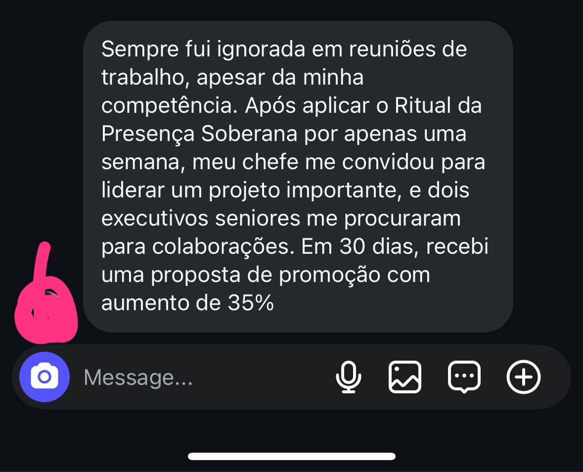 Depoimento de cliente satisfeita
