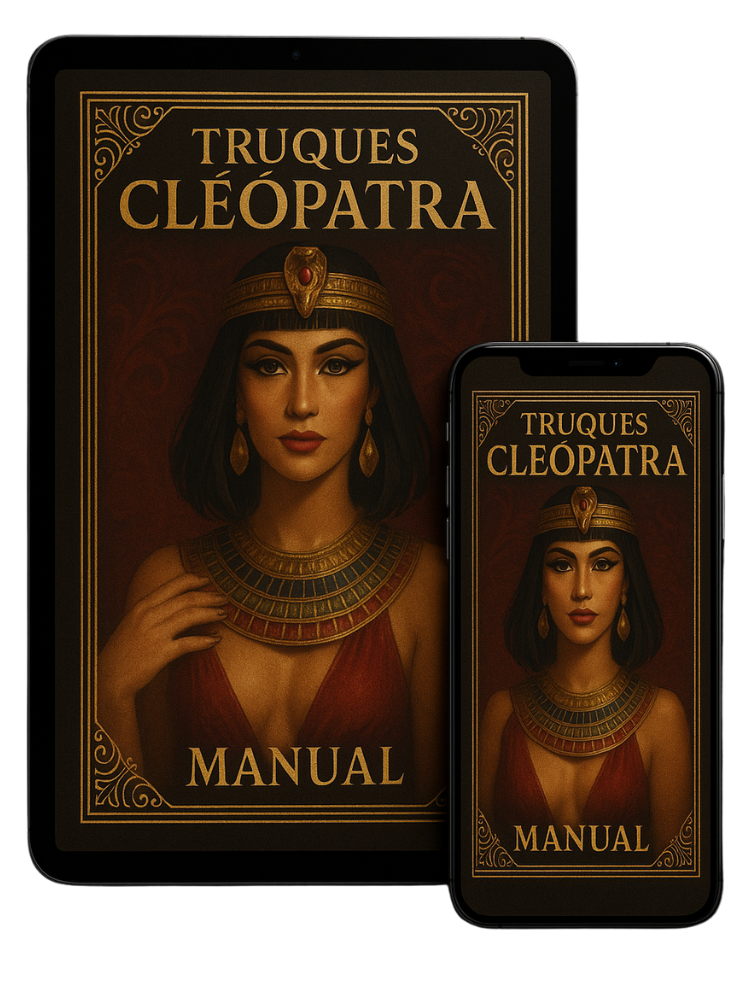 Bundle completo - Manual Truques de Cleópatra + Bônus Mapa das Emoções Masculinas